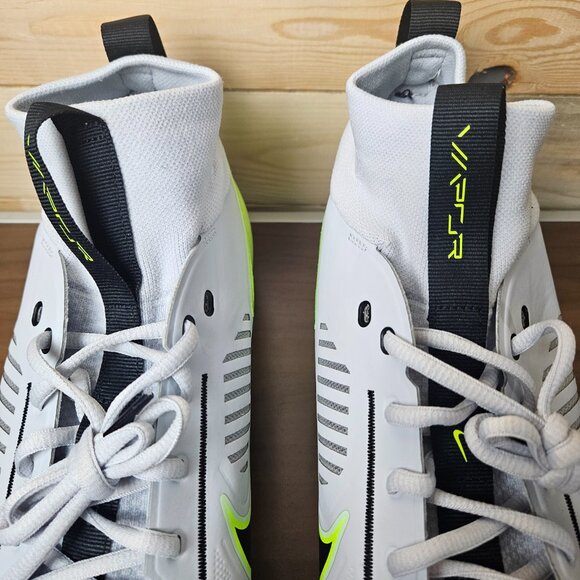 New Nike Vapor Edge Pro 360 2 Football Cleats Grey Green Mens Size 16 DA5456-004 - Picture 3 of 15